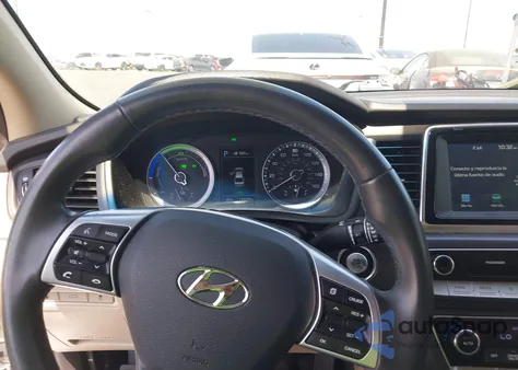 2019 Hyundai Sonata Hybrid Se из США, поврежденный, VIN KMHE24L37KA094139